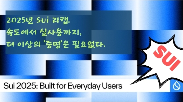  2025년 Sui 리캡. 속도에서 실사용까지, 더 이상의 ‘증명’은 필요 없다.