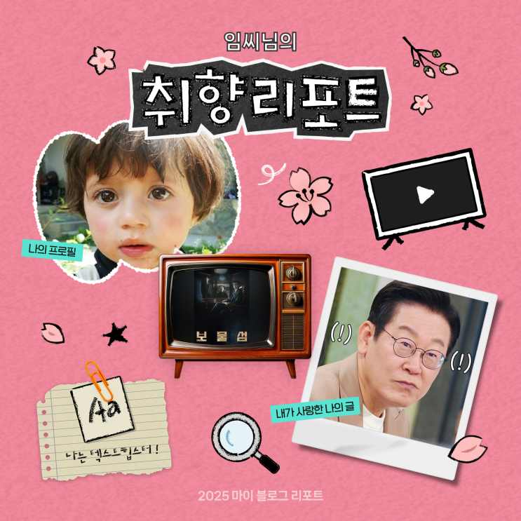 [2025 마이 블로그 리포트] 데이터로 채워보는 내 블로그 취향 리포트