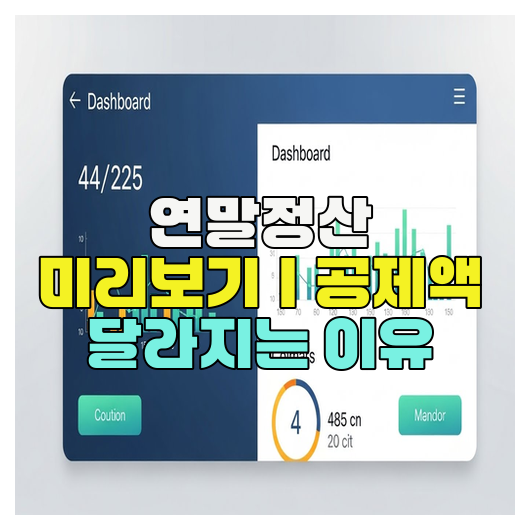  연말정산 미리보기｜공제액 달라지는 이유