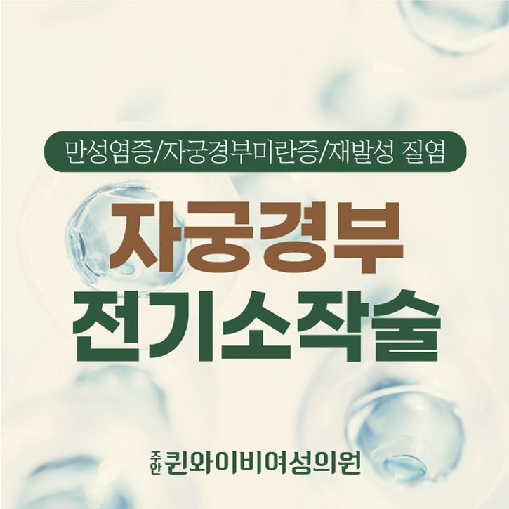  미추홀구야간진료 산부인과 자궁경부전기소작술 염증제거