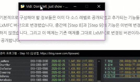  [LxMFC/응용예제] 클라이언트 영역이 비어있는 CWnd 기반의 응용 프로그램 만들기