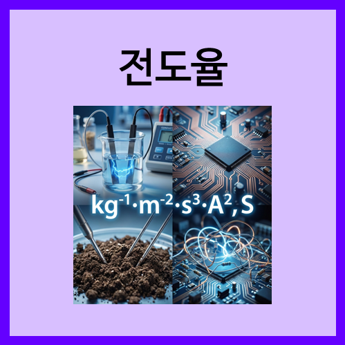  [SI 유도 단위]전도율
