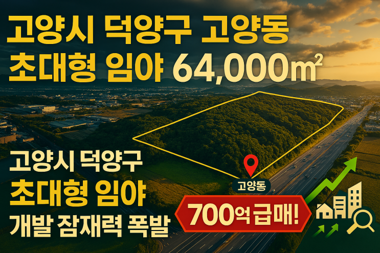   투자/시행사 필독! 고양동 '황금 개발 부지' 6만 4천, 700억의 미래 가치! (feat. 이천IT부동산)