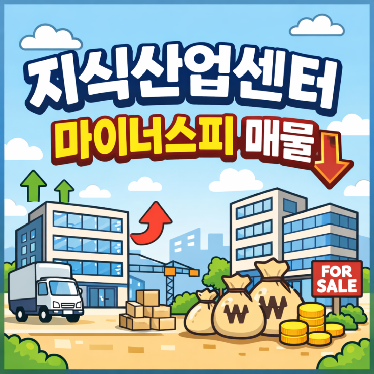  지식산업센터 마이너스피 매물 줍줍 타이밍? 공실률 현실 동탄 평택 분석 (계약금 포기 속출)