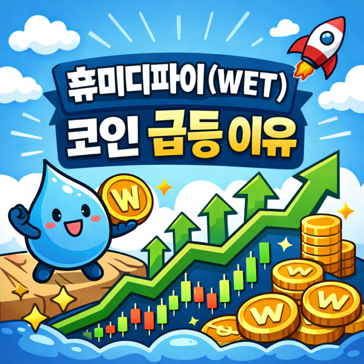  휴미디파이(WET) 코인 급등 이유 업비트 20% 상승 전망 (호재 RWA 디파이)