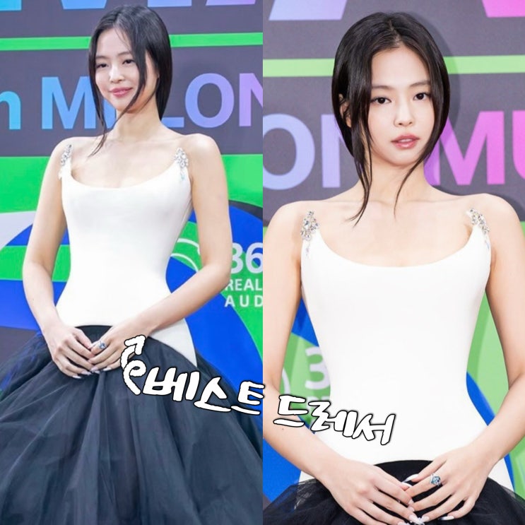  멜론뮤직어워드 2025 제니 드레스와 완벽한 헤메코 스타일링까지!