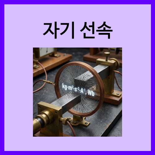  [SI 유도 단위]자기 선속