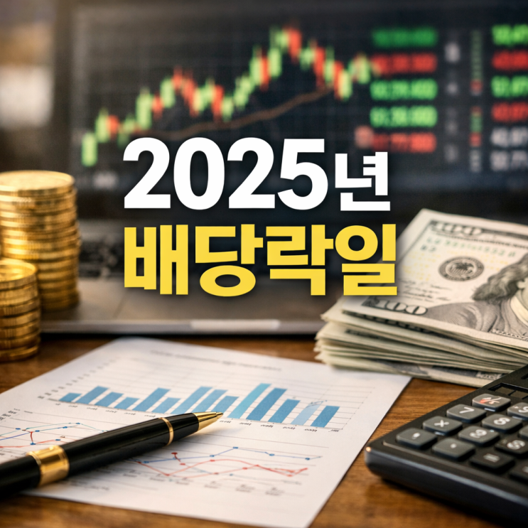  2025년 배당락일 및 매수 마지노선 12월 26일 (이날 팔면 배당 못 받나요?)