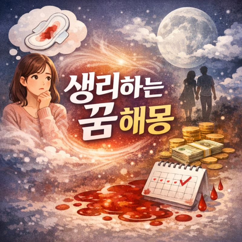 생리하는꿈해몽 요즘 운세 흐름과 뜻밖의 해석