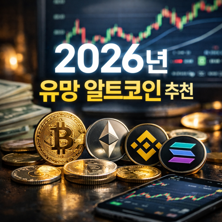  2026년 유망 알트코인 추천 지금 사서 1년 묻어둘 코인 TOP 3 (RWA AI DePIN 대장주)