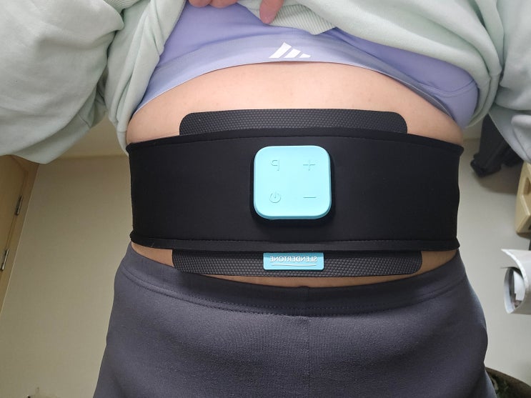  슬렌더톤 EMS벨트 솔직 후기, 뱃살 빼는 운동기구 효과 있을까