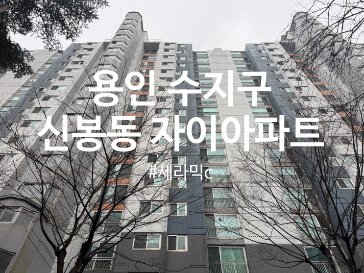  용인 수지구 신봉동 자이 아파트 탄성코트 세라믹시공(달빛탄성)