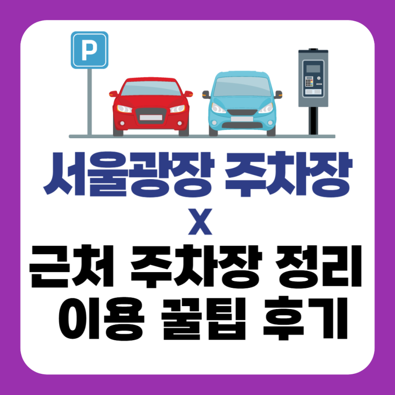 서울광장 스케이트장 주차 꿀팁 후기｜서울시청광장 근처 주차장 평일·주말 요금 할인