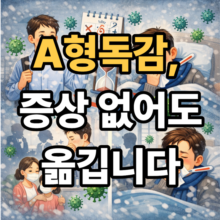   A형독감 잠복기, 증상 없을 때도 옮길까?