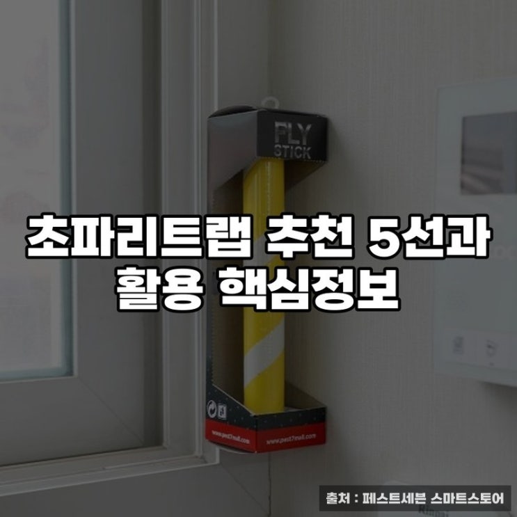  초파리트랩 추천 5선과 활용 핵심정보