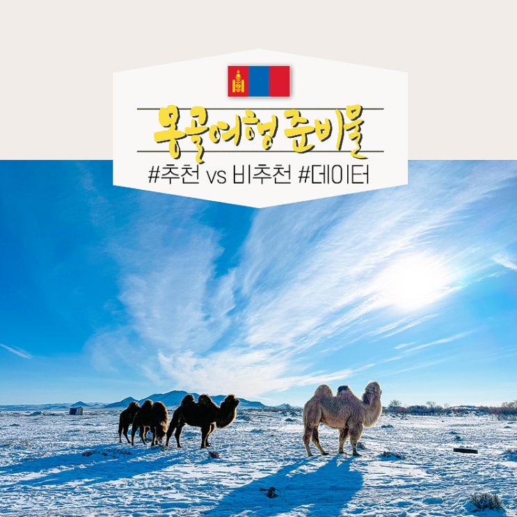  몽골 겨울 여행 준비물 옷차림 추천 비추 리스트 이심 esim vs 유심 비교