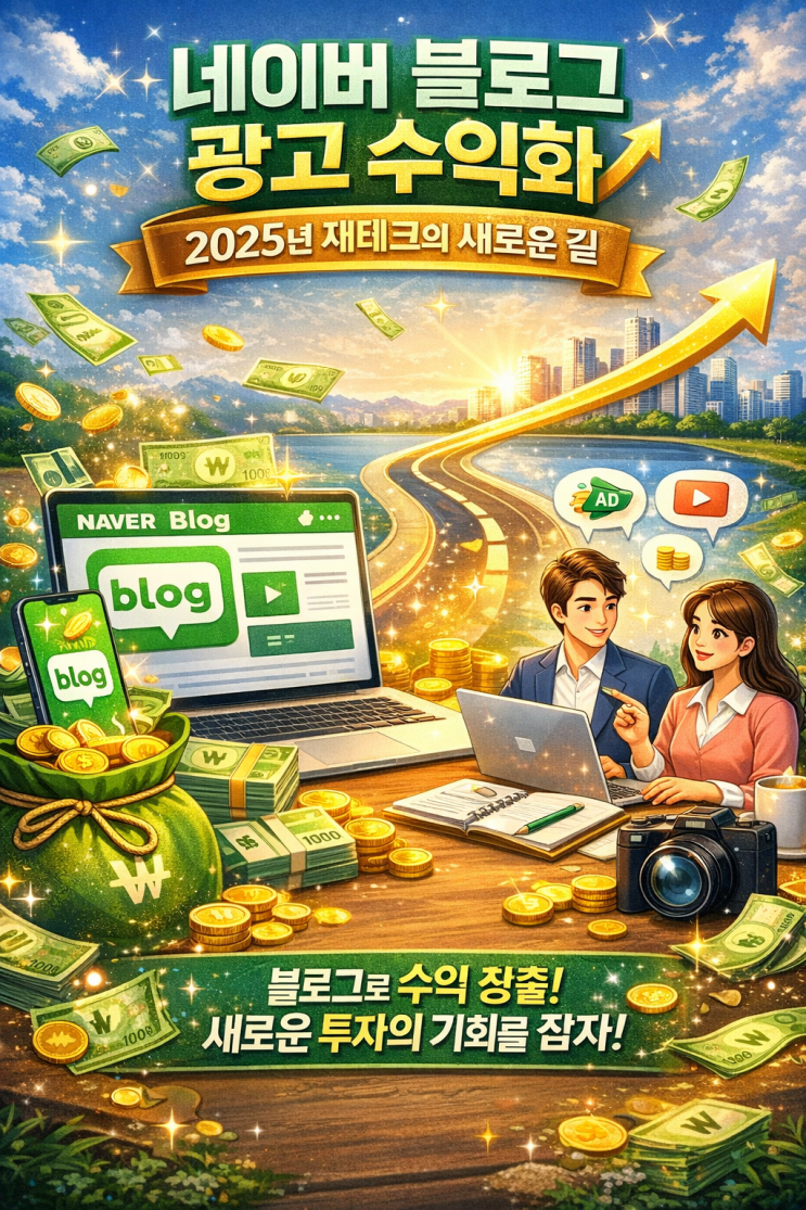  네이버 블로그 광고 수익화: 2025년 재테크의 새로운 길