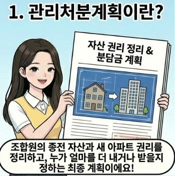  관리처분계획 정의 뜻 포함내용 (자산평가 방법 정비사업비 추산액 현금청산 방법)