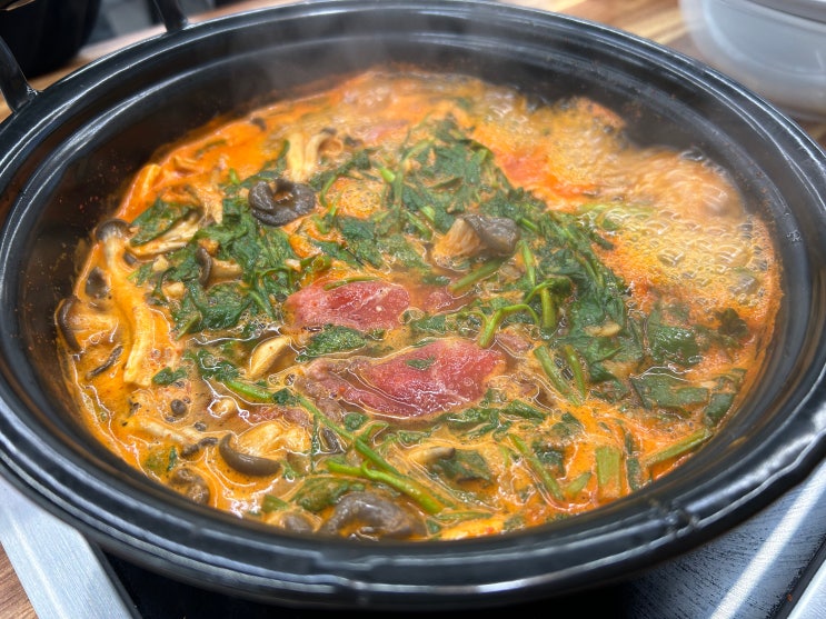  [청량리역] 추운겨울 소고기버섯샤브샤브 한상 맛집 <등촌샤브칼국수 청량리점>