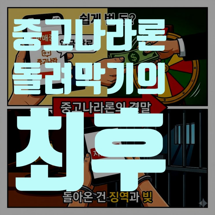  중고나라론 돌려막기의 최후, 실제 판례로 본 징역형 현실과 법적 분석 (2025 최신)