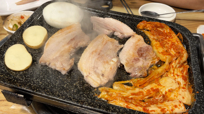  [죽전/고기] 묵은지생삼겹살_집 앞에 이런 고기집이 있어서 행복합니다