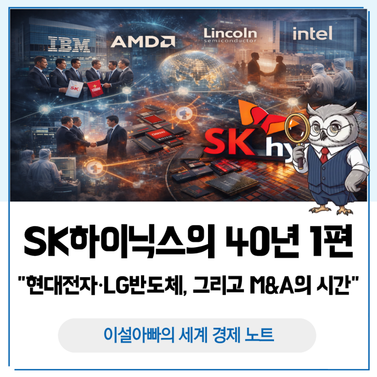  SK하이닉스의 40년 ① : 현대전자·LG반도체, 그리고 M&A의 시간