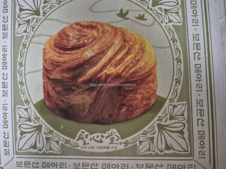  성심당 보문산메아리 대전의 명물 겹겹이 뜯기는 부드러운 페스츄리 자매품 김영모 몽블랑
