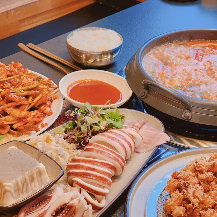  분당 수내역 맛집 추천 오징어식당 휘정 수내점 시그니처한상