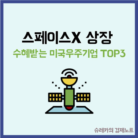  스페이스X 상장으로 수혜볼 미국 우주관련기업 TOP3