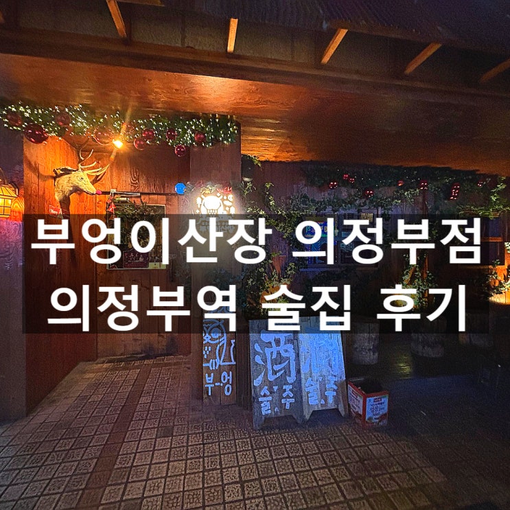  의정부역 술집 후기 분위기 좋은 의정부 시내 술집 부엉이산장 의정부점
