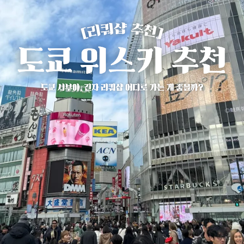 일본 도쿄 위스키 추천 시부야 긴자 리쿼샵 야마자키 히비키 파는곳