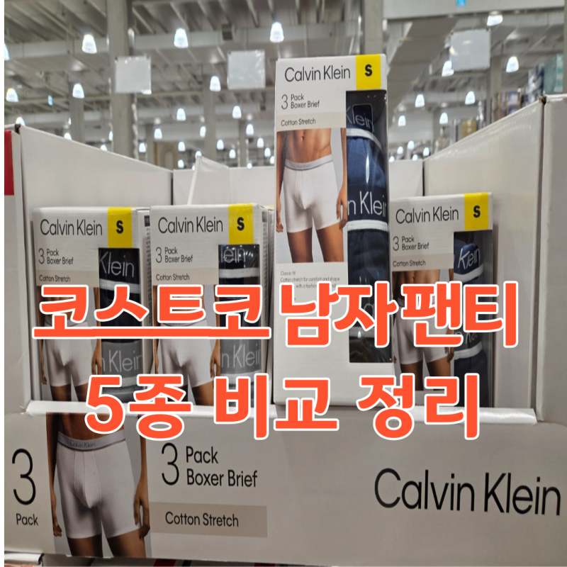 코스트코 남자 속옷 추천 5종 비교｜캘빈·푸마·리복·코데즈컴바인 직접 정리