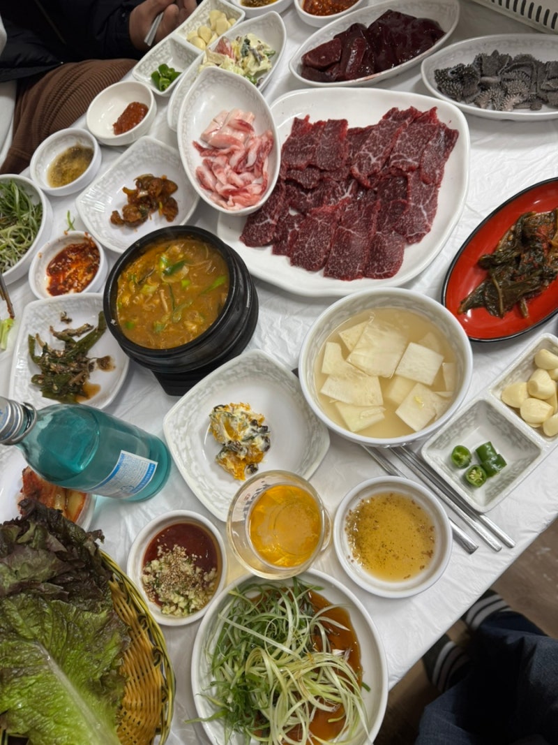 [군산맛집/내돈내먹] 군산 한우맛집 또와정육식당(또와정육점) _ 육사시미, 등심, 갈빗살 리....