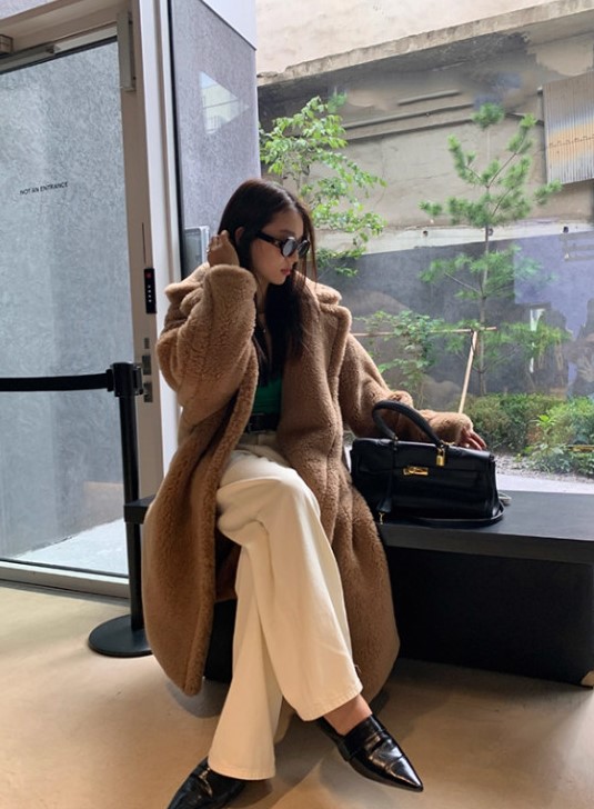  올드머니룩의 정석 울100 테디베어코트 한겨울 소장해야하는 이유