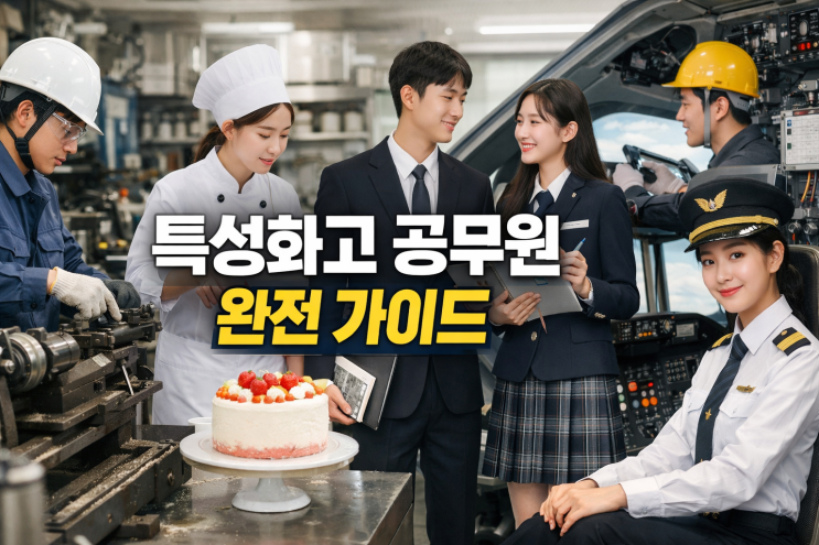  특성화고 공무원 완전 가이드