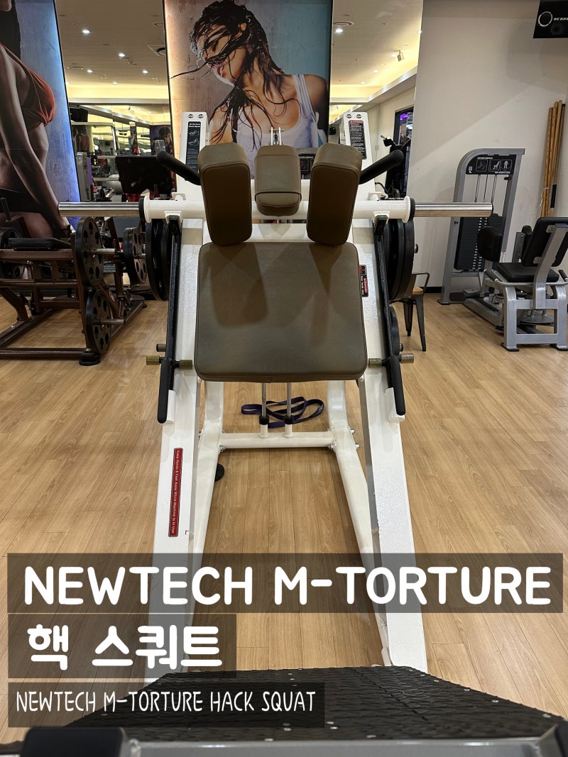 바디에이원짐 머신 탐방 31 / 뉴텍 핵 스쿼트 (하체운동)
