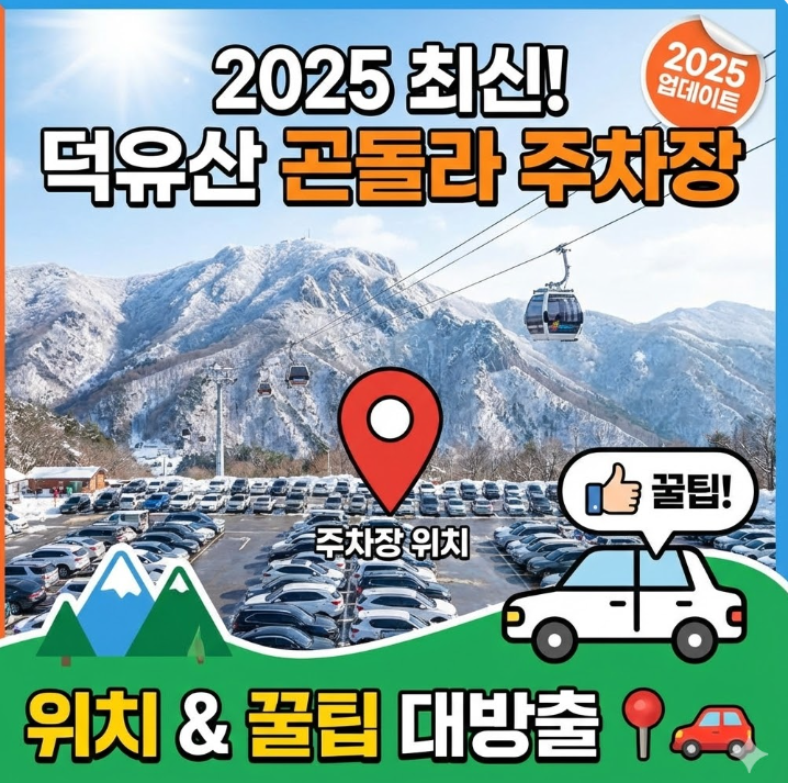  덕유산 곤돌라 주차장 위치·팁 2025 최신