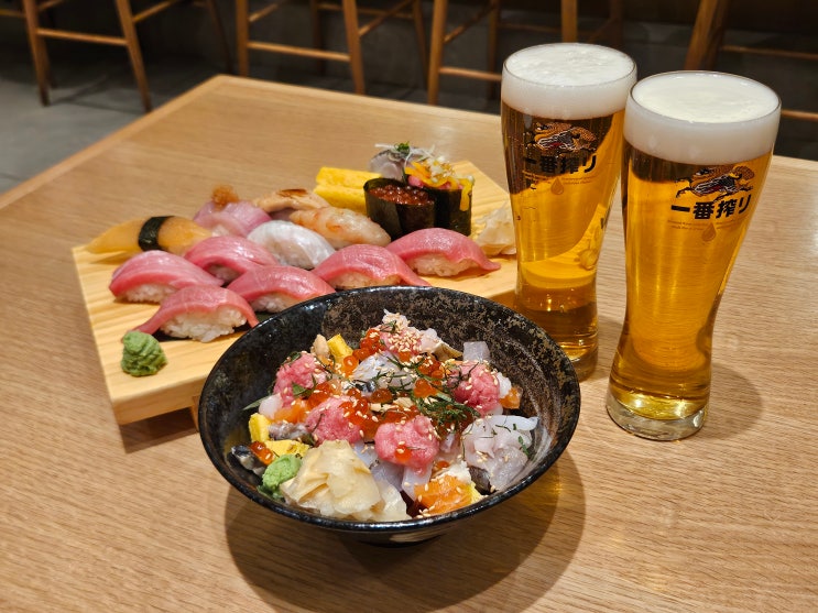 도곡동맛집 이타마에스시 도곡점 도쿄 정통 극상 니기리 바라치라시 후기