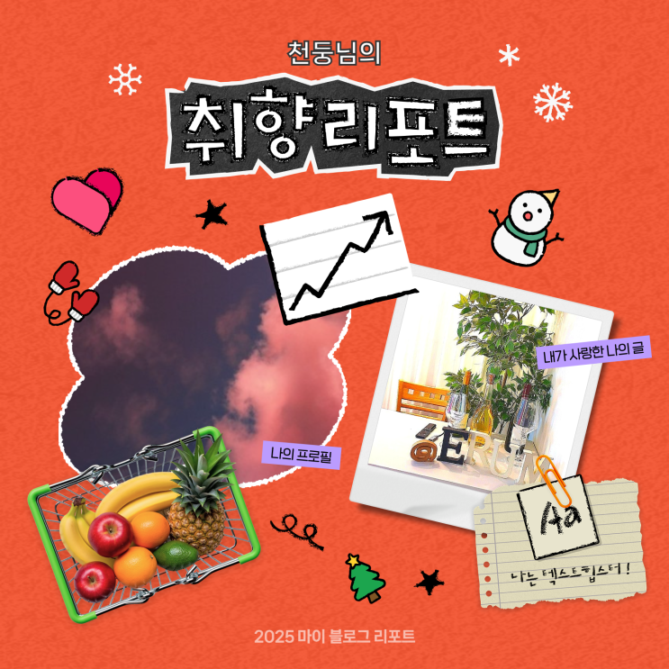  [2025 마이 블로그 리포트] 데이터로 채워보는 내 블로그 취향 리포트