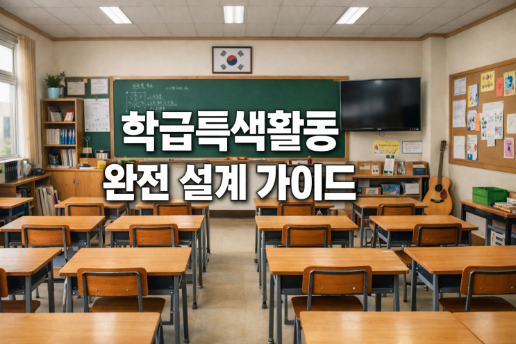  학급특색활동 완전 설계 가이드