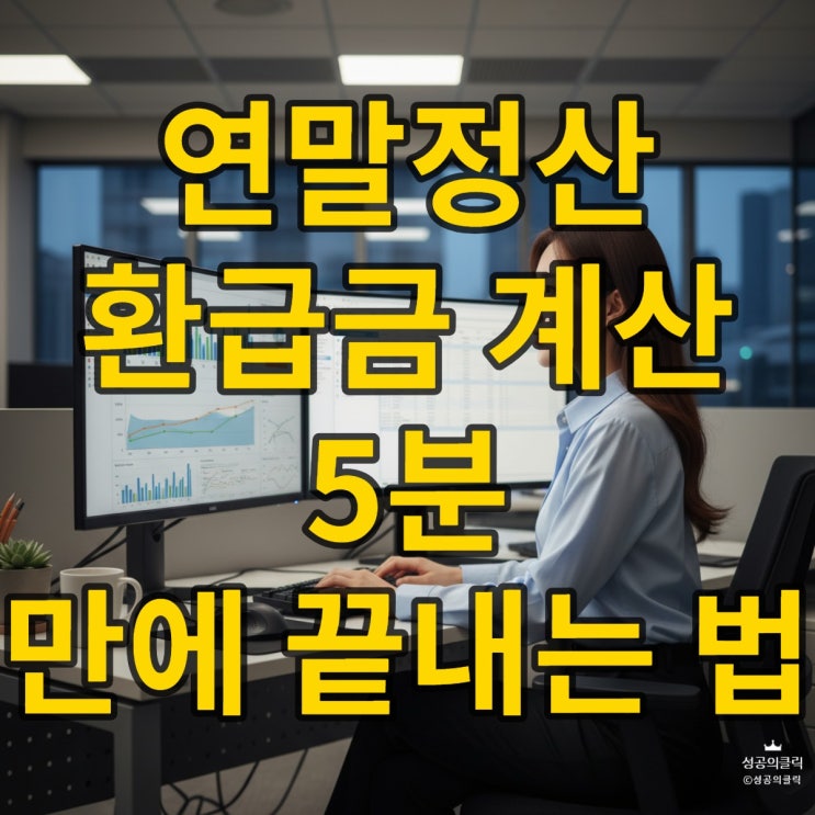  연말정산 환급금 모의계산 방법, 13월의 월급 만드는 비결