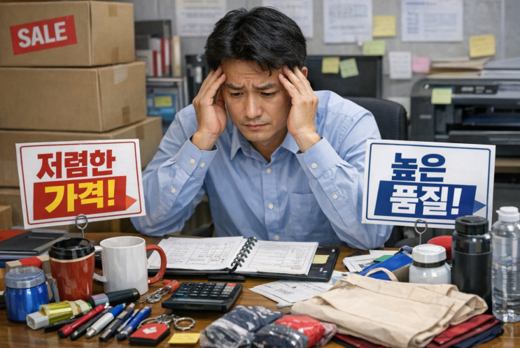  판촉물 도매, 가격보다 먼저 확인해야 할 선택 기준