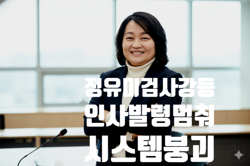 법무부 인사 시스템 붕괴 위기 정유미 검사 프로필과 소송으로 본 검찰 독립성 vs 인사권의 ....