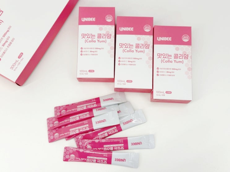  저분자 콜라겐 추천 유니비이 맛있는 콜라얌 프로폴리스 함유 저분자 피쉬콜라겐