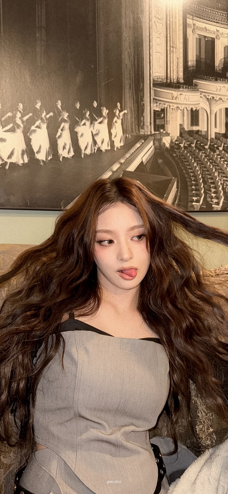 프로미스나인 이나경 고화질 배경화면 / 이나경 인스타 사복 사진
