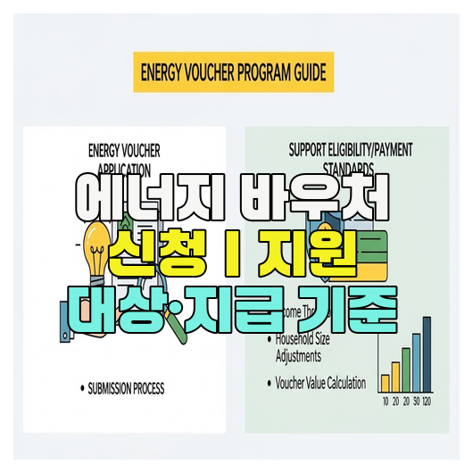  에너지 바우처 신청｜지원 대상·지급 기준