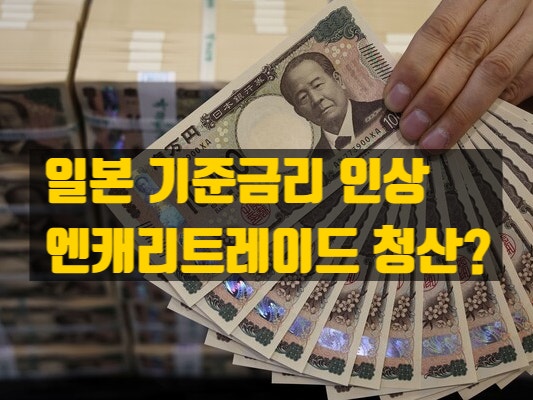  엔캐리 트레이드 청산 - 일본 금리 인상이 한국 경제와 부동산 시장에 미치는 구조적 충격