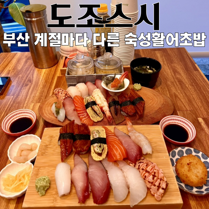  부산정관맛집 도조스시 : 계절마다 다른 숙성활어회 초밥 전문점 [부산 기장]