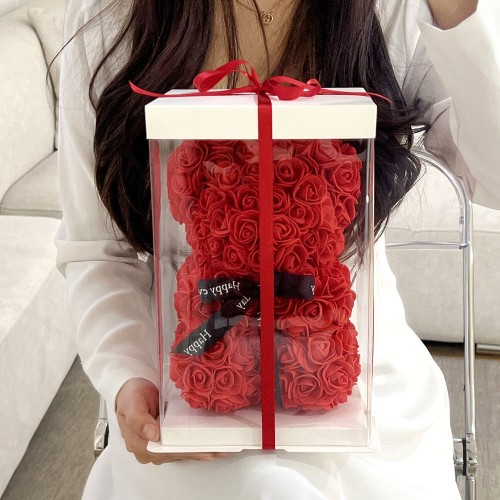 보자마자 여자친구 웃음 나와요  연말, 크리스마스에 딱인 곰 꽃다발 선물 !!!