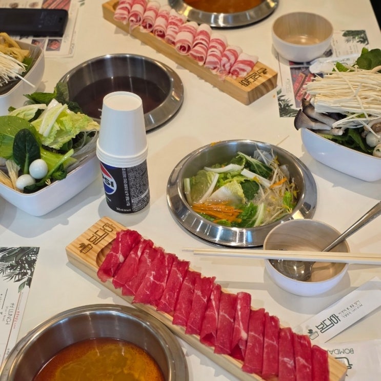  수유역샤브샤브 맛집을 찾는다면 봄담아 수유점에서 무한리필로 즐기고 온 후기